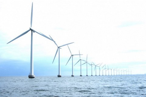 Миддельгрюнден: морская ветряная электростанция