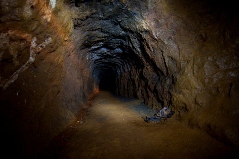 Заброшенные тоннели в шахте Уэльса