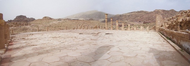 Courtyard of the Great Temple of Petra