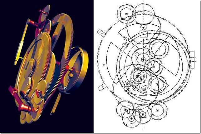астрономические часы древней Греции