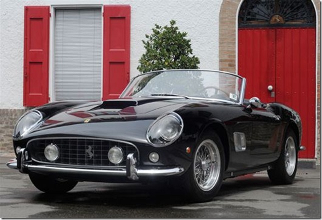 Ferrari 250 GT SWB California Spider в движении