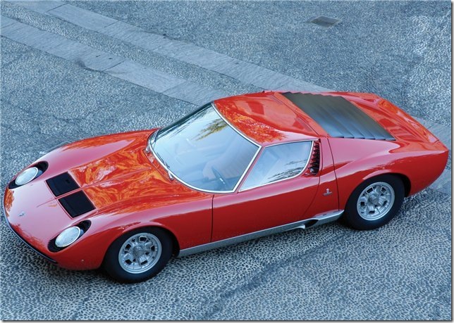 Lamborghini Miura — низкий профиль кузова