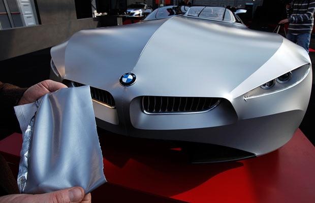 тканевое покрытие кузова BMW GINA крупным планом