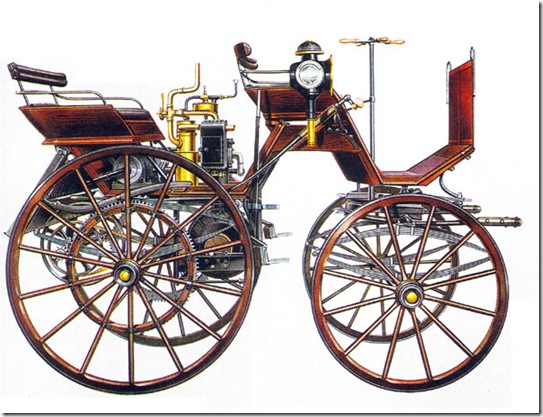 Автомобиль Даймлера 1886 года