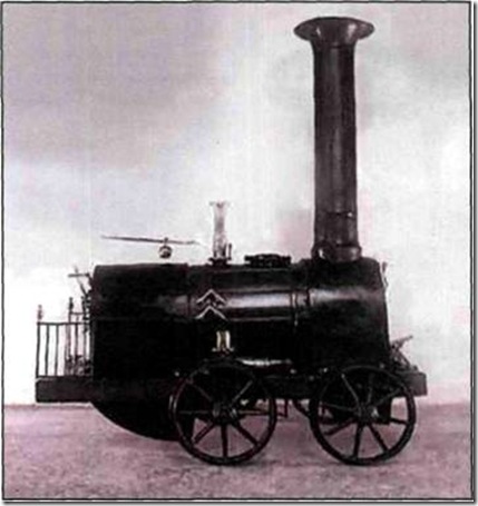 Модель паровоза Черепановых 1833 года