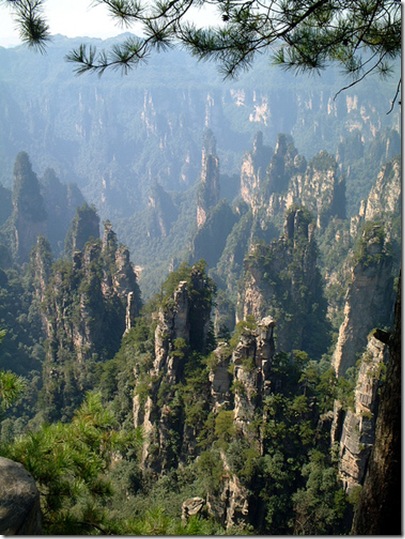 пейзаж гор Хуаншань