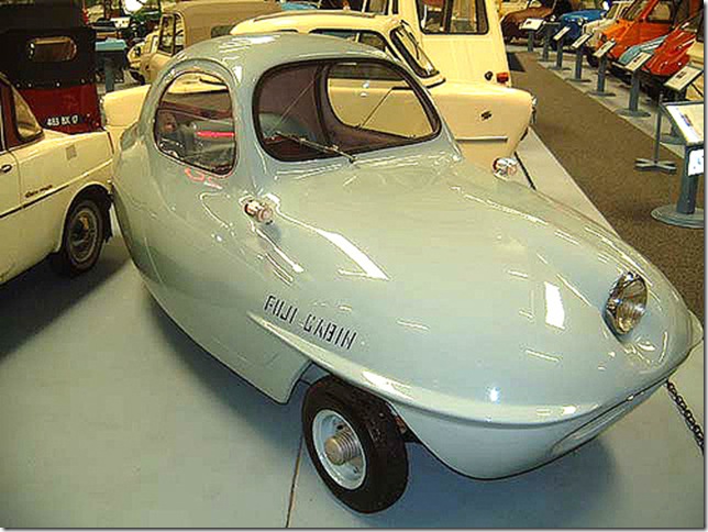 Fuji Cabin 1955 года японский микроавтомобиль