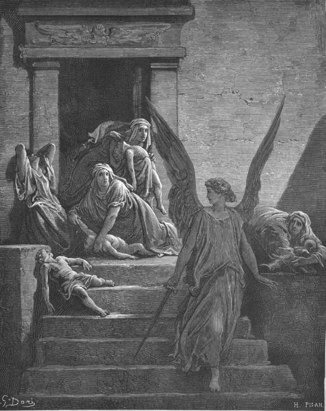 иллюстрация исхода евреев из Египта
