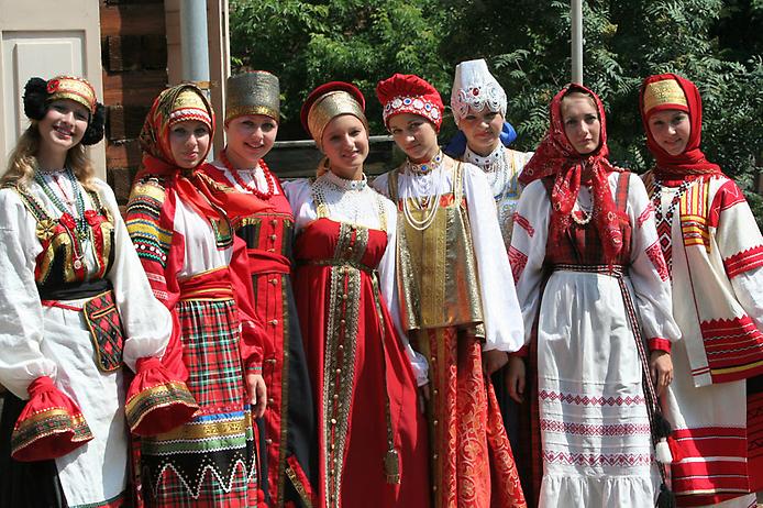 Русский народный сарафан