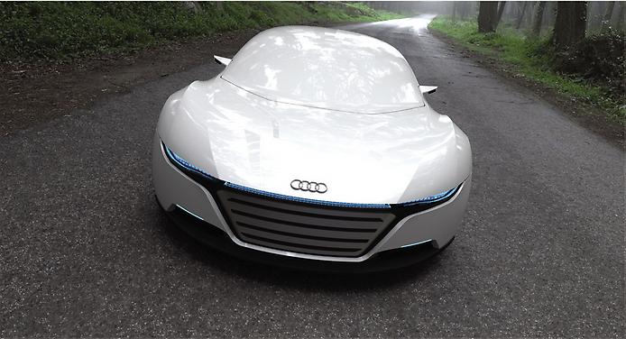 концепт Audi A9 вид спереди