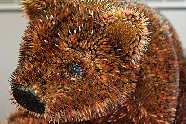 скульптуры из карандашей скульптуры из карандашей