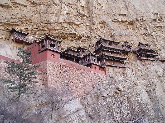 свисающий храм в китае свисающий храм в китае