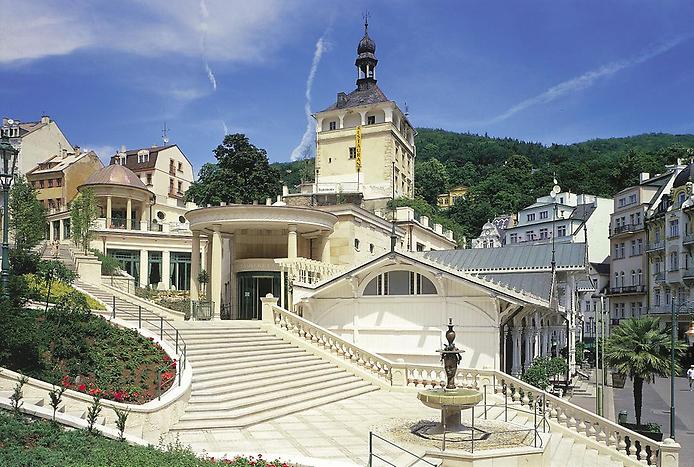 лестница в Карловых Варах