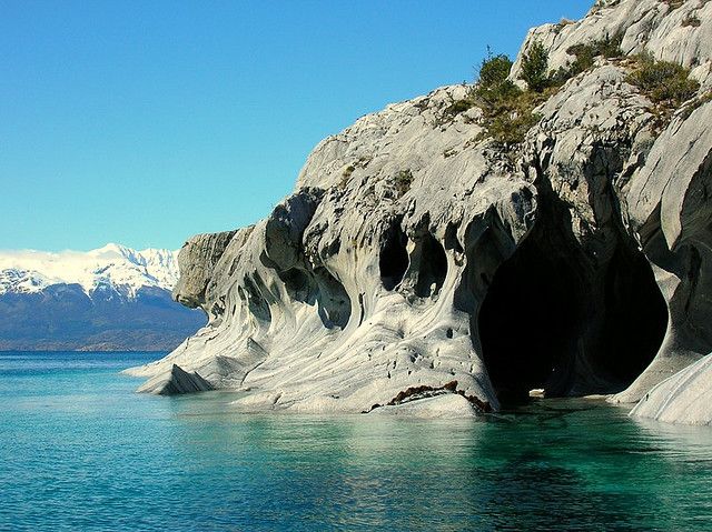 мраморные пещеры Capillas de Marmol