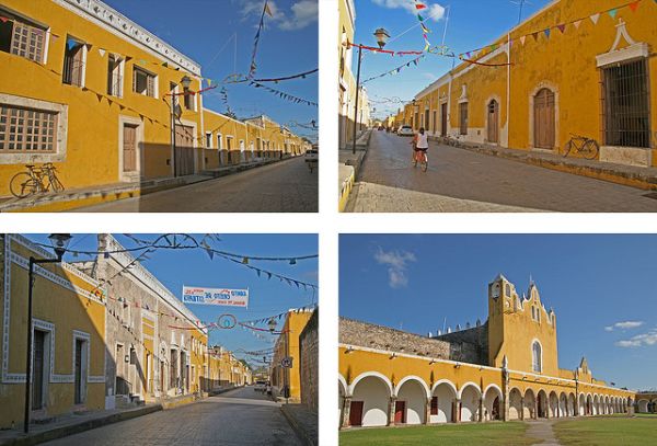жёлтые здания Исамаля, Мексика