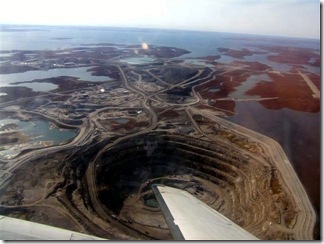 инфраструктура алмазного рудника Diavik