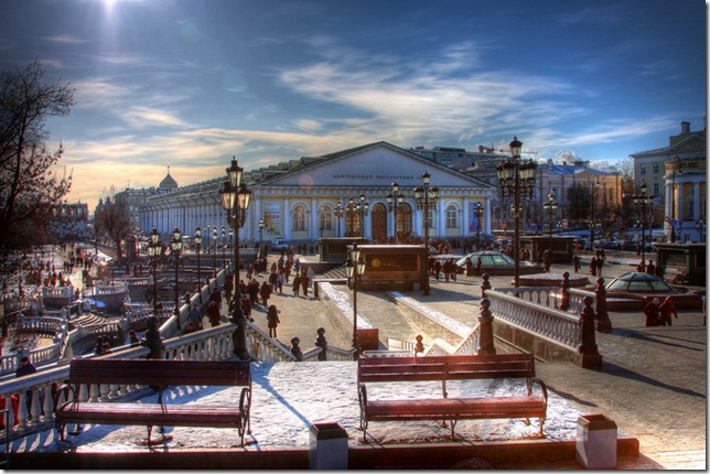 фасад Московского Манежа