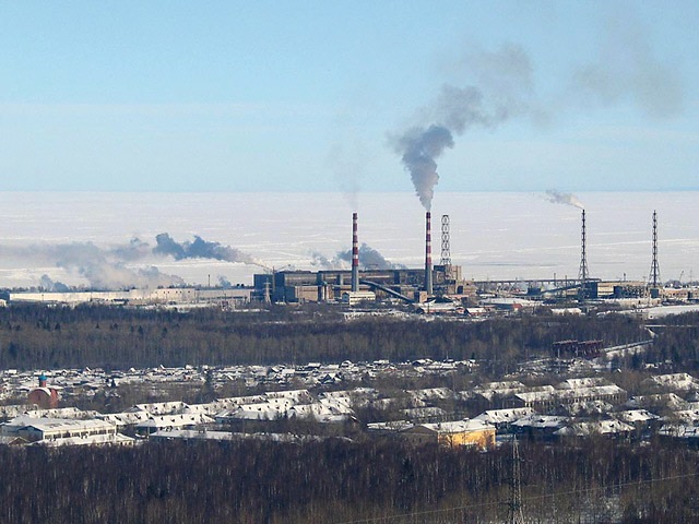 территория бывшего целлюлозного комбината в Байкальске