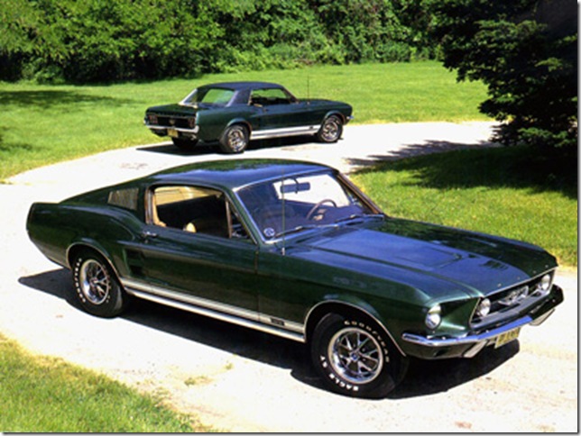 Mustang Shelby GT-500 1967 года