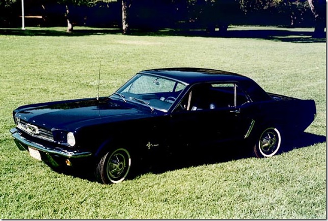 салон Ford Mustang первого поколения