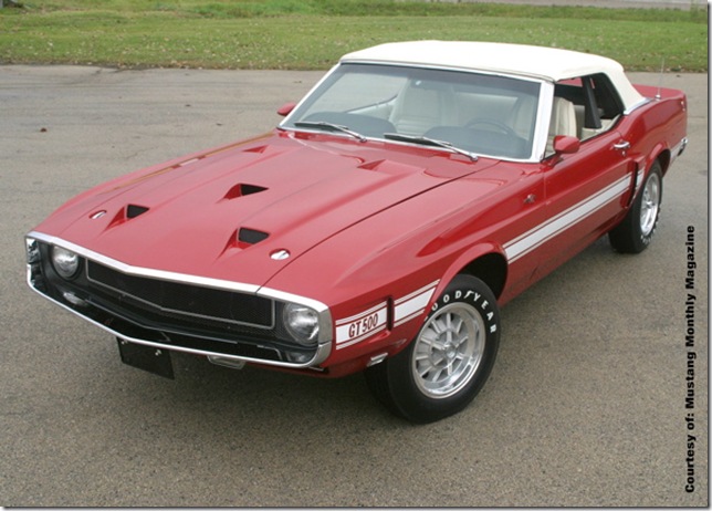 Кэрролл Шелби рядом с Mustang GT-500