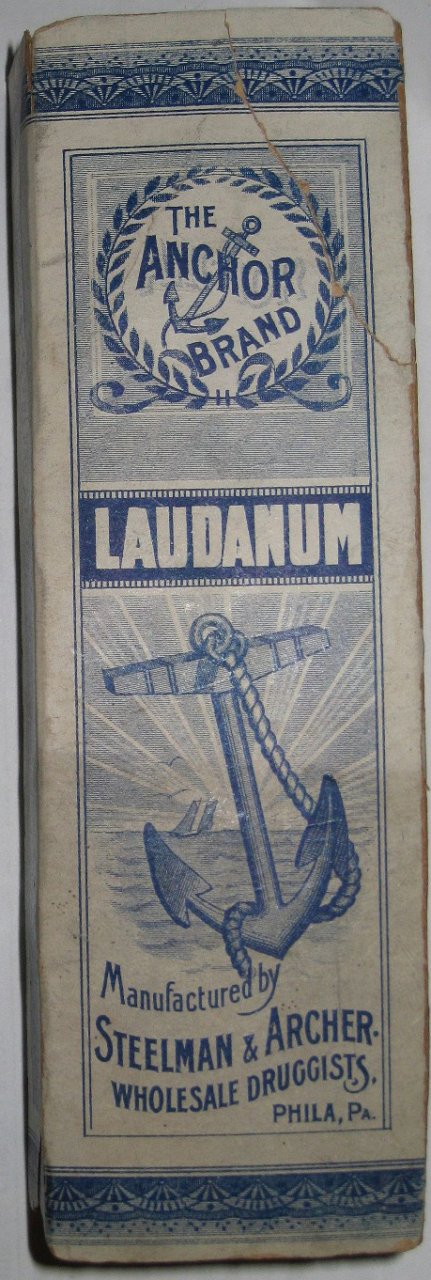 Историческая реклама опиумной настойки