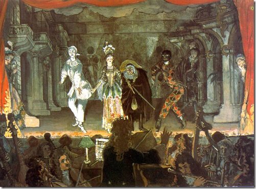 «Итальянская комедия. Любовная записка», 1907