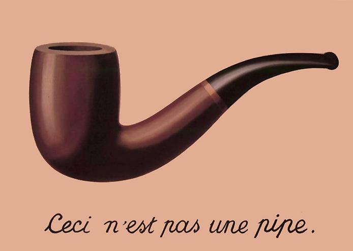 Это не трубка) картина Рене Магритта Это не трубка
