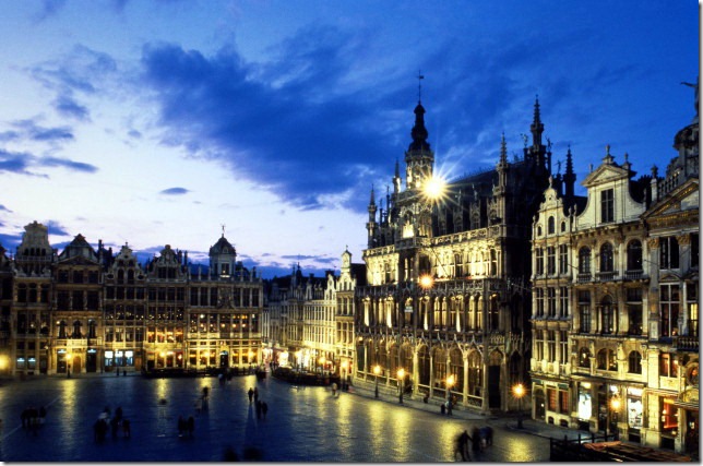 Grand place исторический вид площади Гран-Плас