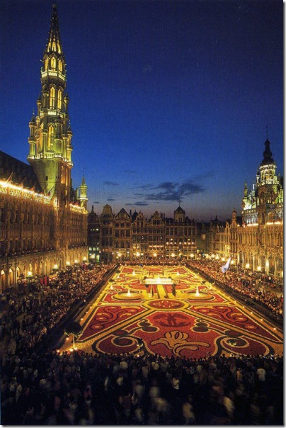 Grand Place вид на площадь Гран-Плас в центре Брюсселя
