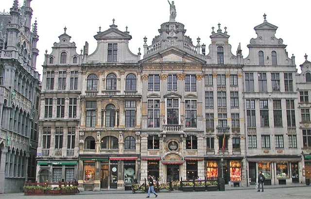 Guild houses архитектурный ансамбль гильдейских домов Брюсселя