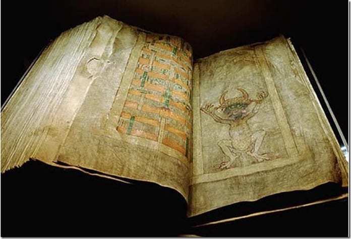 Исторический манускрипт Codex Gigas — «Библия дьявола»